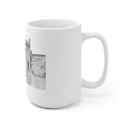 Gloss White Mug 15 oz. - Clifden Castle